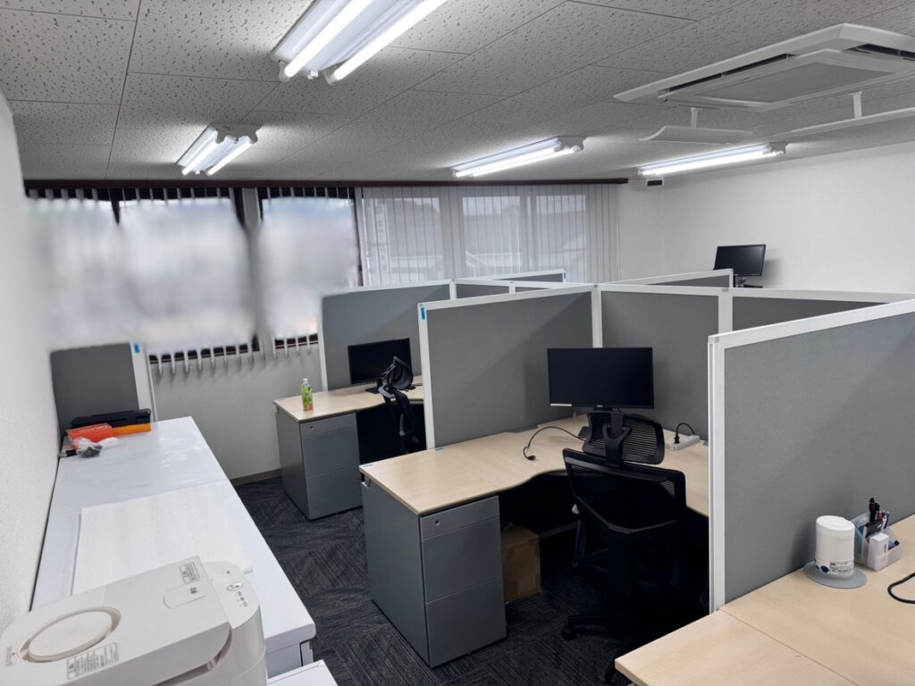 【愛知県豊田市】契約企業様のオフィスのレイアウト変更の依頼をいただきました
